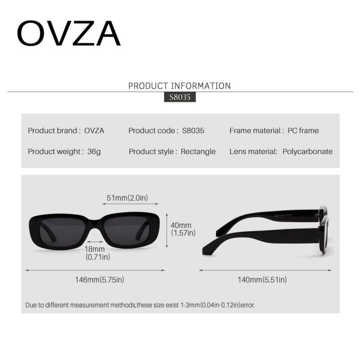 ovza-แว่นกันแดดทรงแคบสำหรับผู้หญิง-แว่นกันแดดสีดำแว่นตาลายเสือดาวแนวเรโทรสไตล์คลาสสิกสำหรับผู้หญิงคุณภาพสูง-s8035