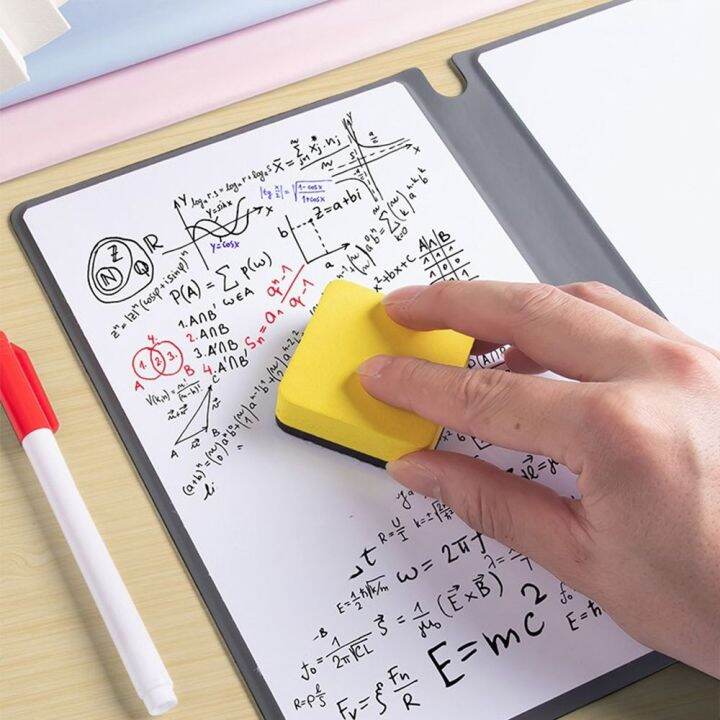 a4-maths-arithmetic-blank-whiteboard-notebook-a5-erasable-draft-notebook-portable-reusable-whiteboard-notepad