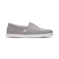 TOMS รองเท้าลำลองผู้ชาย สลิปออน รุ่น ALP FWD Drizzle Grey Recycled Cotton Canvas (C) รองเท้าลิขสิทธิ์แท้