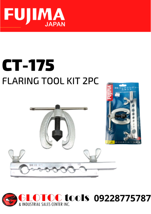 FUJIMA Flaring Tool Kit 2 pc CT-175 | Lazada PH