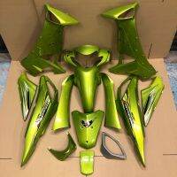 ชุดสี เวฟ WAVE 125i รุ่นไฟเลี้ยวบังลม สีเขียว (พร้อมสติกเกอร์ติดลาย)