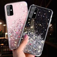 Luxury Glitter phone case for Samsung Galaxy A10 A31 A51 A71 A70 A50 S10 S20 S21 S9 S8 Plus S10 E Transparent Silicone Soft case Phone Cases