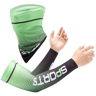 Unisex Arm Sleeves Bicycle Sleeves UV Protection Running Cycling Sleeves Sunscreen Nylon Cool Arm Warmer Sun Mtb Arm Cover Cuff Sleeves
