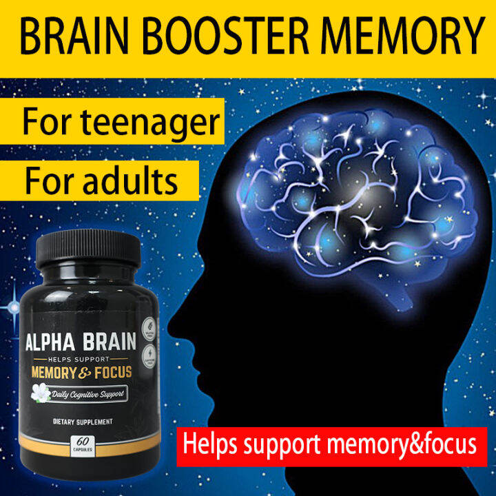 Vitamins for Memory and Brain Booster, Focus Memory Clarity Food