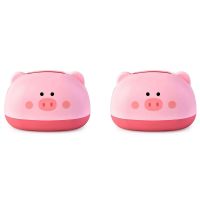 2X Napkin Holder Household Living Room Dining Room Creative Pig Storage Box Simple Storage Tissue Box