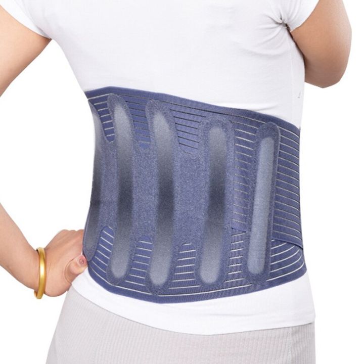 steel-plate-nylon-waist-compression-medical-lower-back-brace-spine-support-belt-lumbar-disc-herniation-orthopedic-support-belt