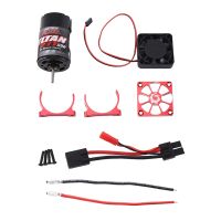 RCXAZ 550 21T Brushed Motor and Cooling Fan As Shown RC Accessories for TRAXXAS TRX4 Axial SCX10 1/10 RC Crawler Car