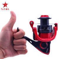 【 Ready Stock 】 FD1000-6000 Fishing Spinning Reel 12+1bb Bearing Gear Ratio 5.2:1 Fishing Reel For Seawater Freshwater