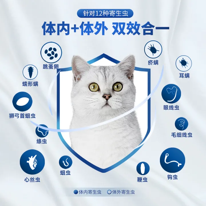 Hai Miao deworming drug in vivo and in vitro. Cat deworming drug with