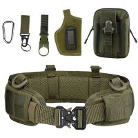 【YF】 Adjustable Outdoor Men Molle Battle Combat Airsoft Paintball Padded Waist Belts