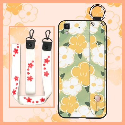 sunflower cute Phone Case For OPPO R7 Soft Shockproof Dirt-resistant Lanyard New Arrival Wristband Original Anti-knock