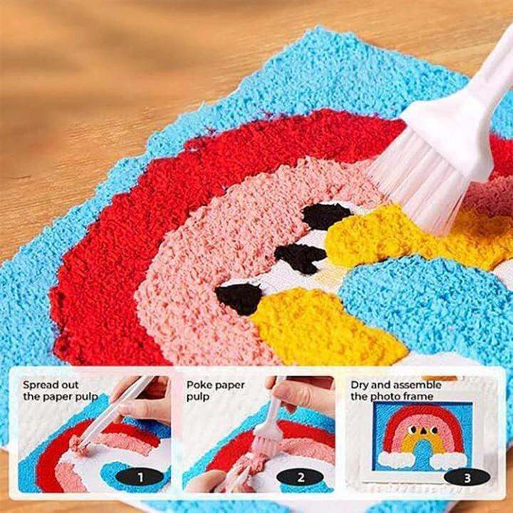 puzzle-puncture-painting-texture-painting-diy-handmade-toys-for-kids-educational-art-painting-set-texture-paste-and-kids-painting-material-for-beginner-gaudily