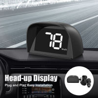 Universal Car GPS HUD 5V USB Head Up Display Digital Speedometer ไฟแช็ก Plug &amp; Play ตัวอักษรขนาดใหญ่ KMHMPH Auto อุปกรณ์เสริม