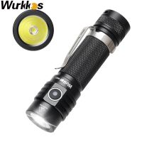 Wurkkos WK03 LED Flashlight 18650 Torch 1800LM ATR Luminus SST40 Rechargeable USB C Light IP68 Waterproof for Hiking Camping Rechargeable  Flashlights