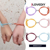 ILOVEDIY เซ็ตสร้อยข้อมือกำไลคู่2ชิ้น,สำหรับสตรีผู้ชายเพื่อนรักแฟนหนุ่มแฟนสาวมิตรภาพจับคู่ของขวัญวันเกิดและวันครบรอบ