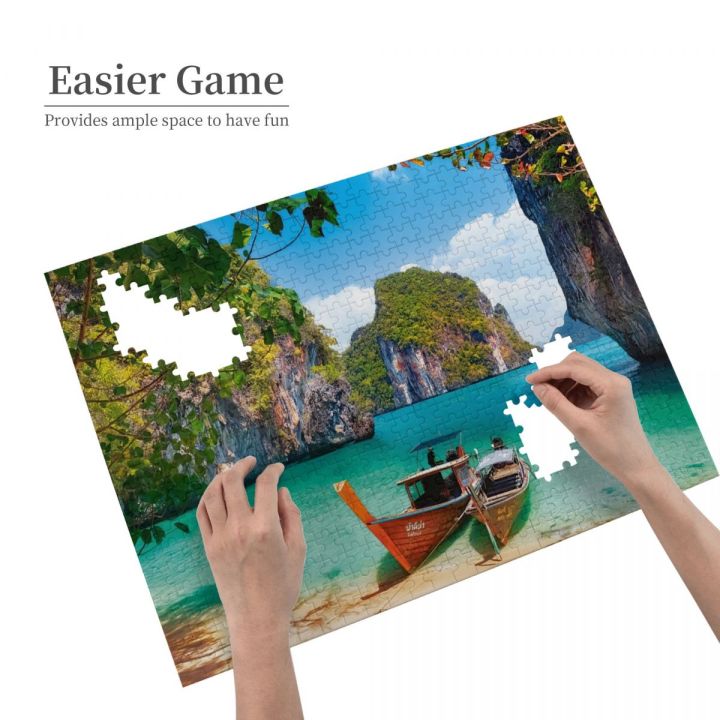 ko-phi-phi-thailand-wooden-jigsaw-puzzle-500-pieces-educational-toy-painting-art-decor-decompression-toys-500pcs