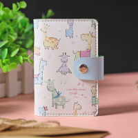 Cute Women Business Card Holder Cartoon Bank Credit Card Clip Wallet Cardholder ID Card Bag 26 Bits Fit Driver License Holder