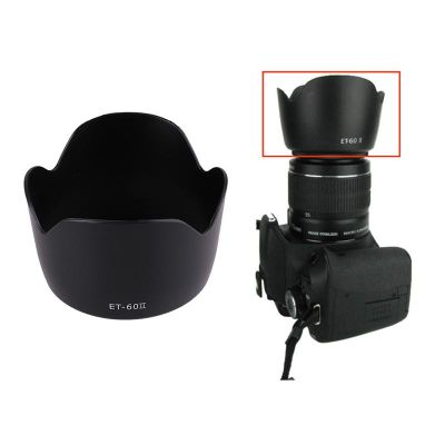 ET-60 II 58mm et60ii ET-60II Lens Hood Reversible Camera Accessories for Canon 55-250MM 75-300MM II 90-300MM