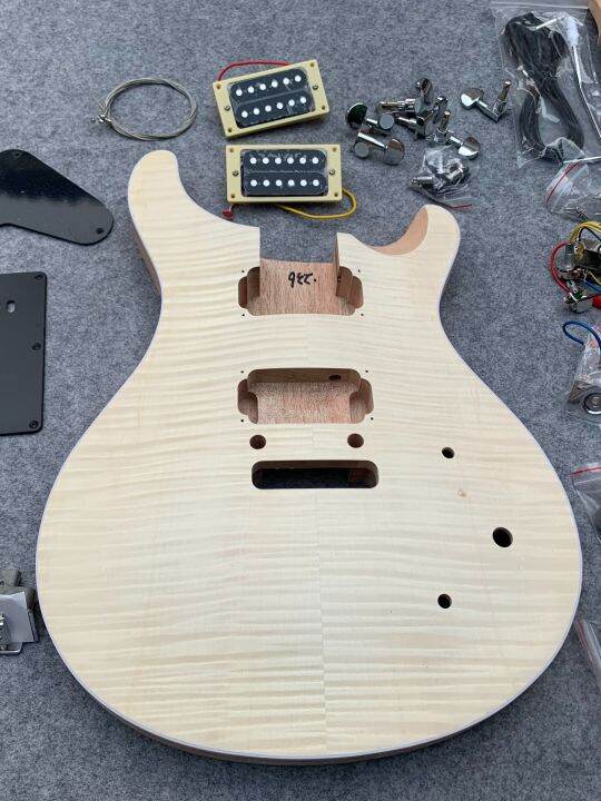DIY Unfinished Electric Guitar Kits Prs Guitar Body And Neck Only No
