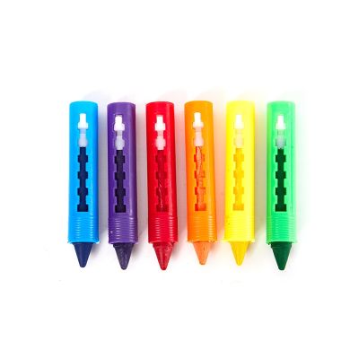 【CC】 6Pcs Washable Kids Baby Paints Pens for