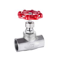 304 Stainless Steel Type B Internal Thread Globe Valve J11W-16P 1/2" 3/4" 1" 1-1/4" 1-1/2"  Female Straight Shutoff Valve