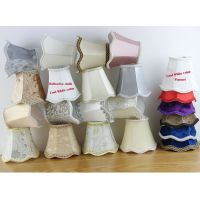 NEW!!! Candle Chandelier Handmade Cloth Lampshade Wholesale price Large quantity Wall Lamp Covers Shades Clip on