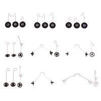 ชุดอุปกรณ์ลงจอดโยนด้วยมือร่อนทำจากโฟม RC พร้อมที่อุปกรณ์เครื่องบินล้อ1ชุดสำหรับ J-11 J-20 SU27 SU57 Z51 SU35 F22