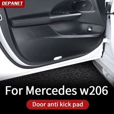 Depanet Door Kick Pad For Mercedes W206 C 2022 180 200 260 300 Interior Accessories