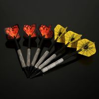 6Pcs Professional 14g Plastic Soft Needle Tip Dart Stainless Steel Darts With Standard Thread Plastic Shaft &amp; Barrel &amp; Flight