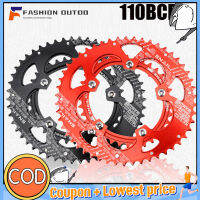 【พร้อมสต็อก】จักรยานรูปไข่ Chainring 110BCD จักรยานถนนรอบ Chainring Chainwheel ขี่จักรยานชิ้นส่วน (กับ5เหล็กคู่แผ่นเล็บ)