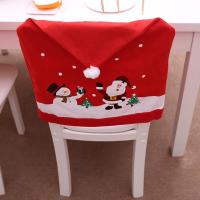 Cartoon Christmas Chair Covers Removable Santa Chair Cover Ornaments Snowman Elk Chair Cases Home Restaurant Kitchen Accessories Sofa Covers  Slips