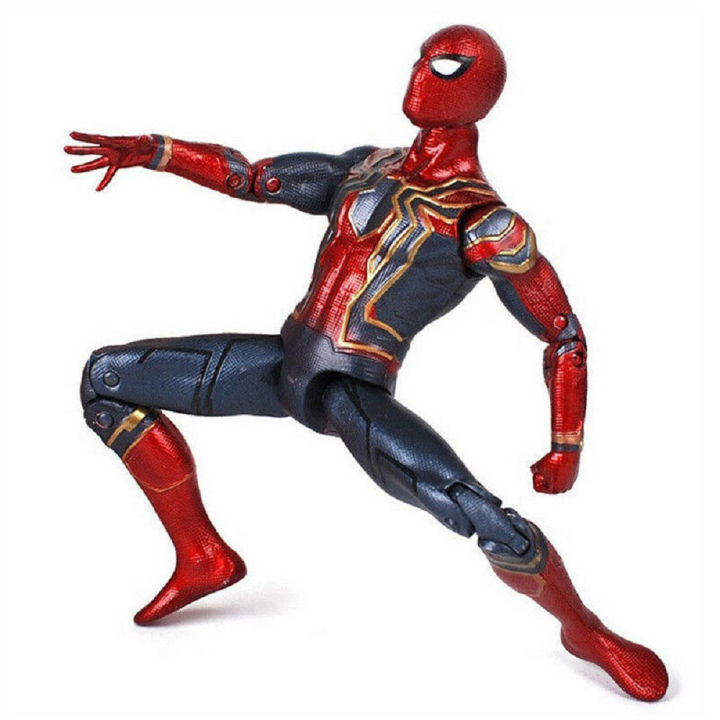 17cm-6-7-อเวนเจอร์ส-infinity-war-spiderman-ตุ๊กตาขยับแขนขาได้สำหรับเด็ก-gift-toy-model