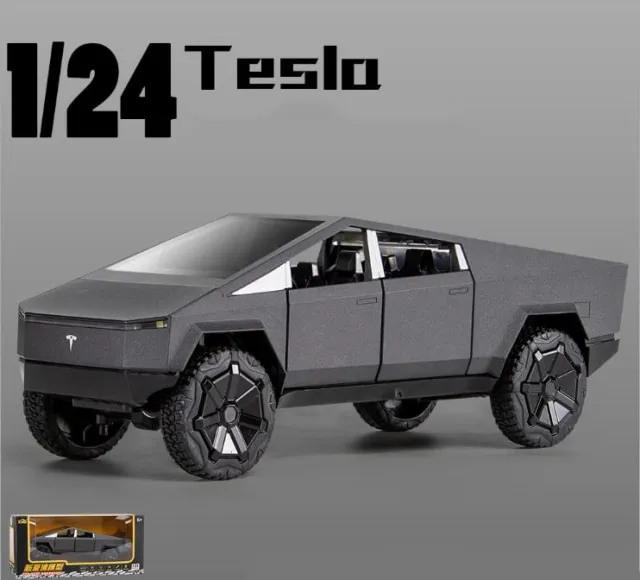 1:24 Tesla Cybertruck Truck Alloy Car Model Diecasts & Toy Vehicles ...