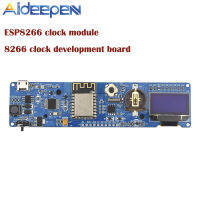 Aideepen 0.96นิ้ว OLED ESP8266นาฬิกาโมดูล8266นาฬิกาบอร์ดพัฒนา,18650แบตเตอรี่แหล่งจ่ายไฟไม่มีแบตเตอรี่พร้อม MicroUSB ฟังก์ชั่นการเขียนโปรแกรมอัตโนมัติ