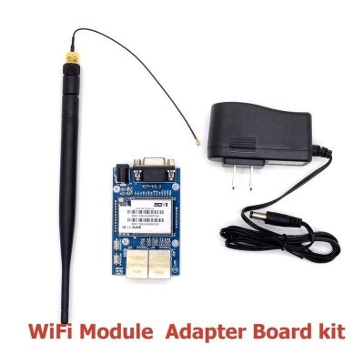 RM04 Uart Serial Port To Ethernet WiFi โมดูลไร้สายพร้อม Adapter Board Development Kit HLK RM04 Industrial Kit