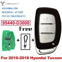 YOCASTY สำหรับ2016 2017 2018 Hyundai Tucson 95440-D3000 433.92Mhz FSK กุญแจรถอัจฉริยะไร้กุญแจ47ชิป TQ8-FOB-4F11 NCF29A1X