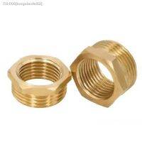 ▥✺﹉ Brass Hex Bushing Reducer Pipe Fitting 1/8 1/4 3/8 1/2 3/4 F To M Threaded Reducing Copper Water Gas Adapter Coupler Connector