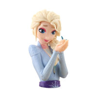 Elsa ฟิกเกอร์ PVC รูปการ์ตูนโมเดลกิ้งก่าครึ่งตัวสำหรับสะสมรูปปั้นแช่แข็งเครื่องประดับตั้งโต๊ะของเล่นโมเดลฟิกเกอร์ภาพยนต์เป็นมิตรกับสิ่งแวดล้อม