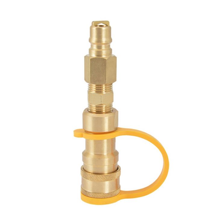 3/8 Inch Natural Gas Quick Connector Brass Propane Adapter Fittings
