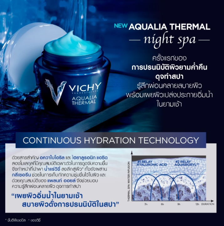 วิชี่-vichy-aqualia-thermal-night-spa-ครีมบำรุงหน้า-เพิ่มความชุ่มชื่น-สบายดุจทำสปา-75ml-มาส์ก-สำหรับผิวชุ่มชื่นอิ่มน้ำ-ไนท์-สปา