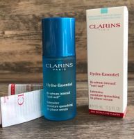 Clarins Hydra-Essentiel Intensive Moisture Quenching Bi-Phase Serum 15ml เซรั่ม เนื้อสัมผัสบางเบา เติมความชุ่มชื้นแก่ผิว ให้ผิวดูฉ่ำน้ำ