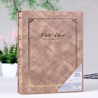 4D200 Pages 6 Inch Photo Album PhotoCard Holder 6 Inch Boxed Wedding Album Family Record Good Time Into The Album