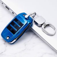 【cw】 For Kia Rio QL Sportage Ceed Cerato Sorento K2 K3 K4 K5 TPU Car Folding Key Case Cover Bag Holder Keychain Key Protector