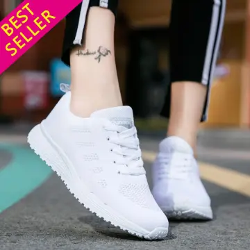 White deals shoes lazada