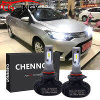 สำหรับ Toyota Vios E Spec &amp; J Spec ปี2014-2018 LED ไฟหน้าไฟหน้าหลอดไฟ6000K 12V-32V