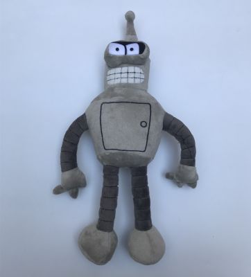 Movie Doll Robot Bender Cosplay Soft Mascot Toy 40Cm Height Gray Stuffed &amp; Plush Cartoon Doll