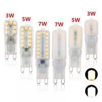 10ชิ้นหลอดไฟ LED 3W 5W 7W G9หรี่แสงได้ AC 110V/220V โคมไฟสปอตไลท์ SMD2835โคมไฟฮาโลเจน20W 30W