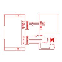 DM556 DM542ไดรเวอร์ไมโครสเต็ปเปอร์มอเตอร์ขนาด42 57นิ้ว Nema17 Nema23จ่ายไฟ DC 20-50โวลต์อะไหล่1-5.6A