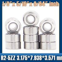 R2-5ZZ Bearing 3.175*7.938*3.571 mm ( 10 PCS ) ABEC-5 Miniature High Speed R2 5 Z ZZ Ball Bearings R2-5Z Axles  Bearings Seals