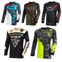 เสื้อมอเตอร์ครอส2ตัวเอ็มทีบีดาวน์ฮิลล์ Batfox เสื้อ Enduro ขี่จักรยานเสือภูเขา DH Maillot Ciclismo Hombre เสื้อเจอร์ซีย์นักปั่นมอเตอร์ไซค์